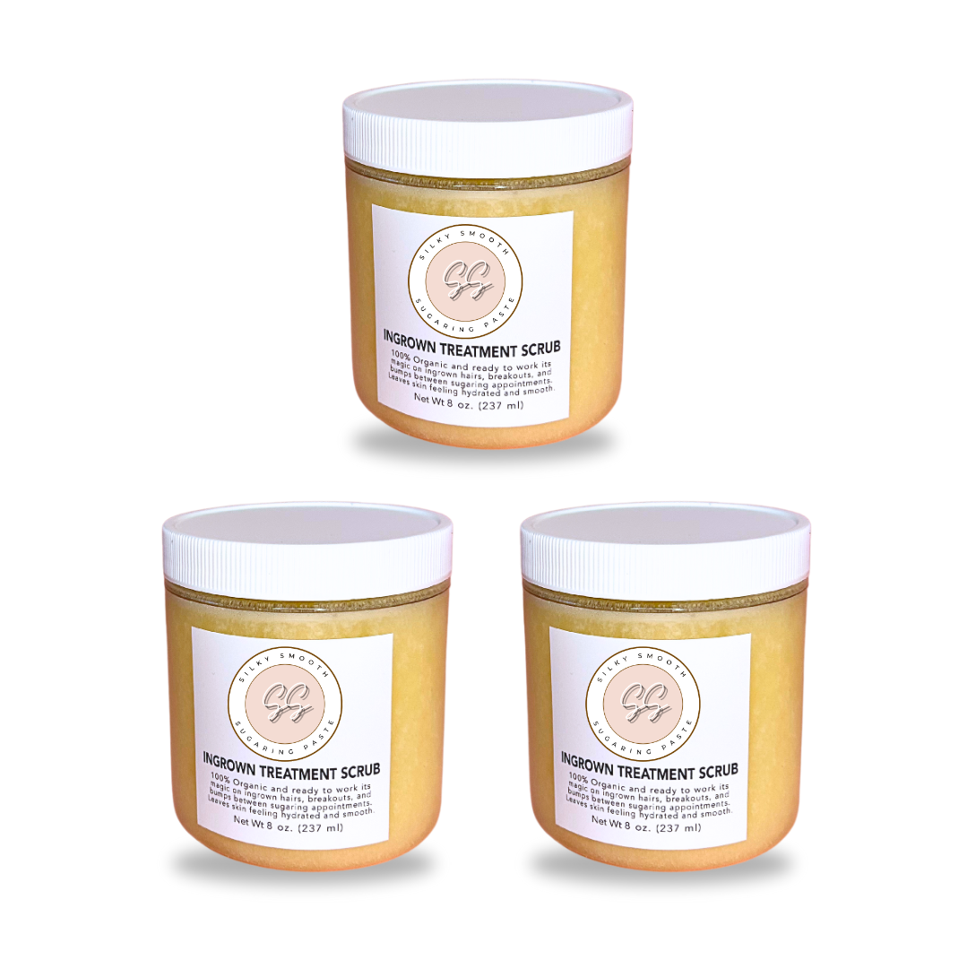 3 Jars Ingrown Treatment Scrub