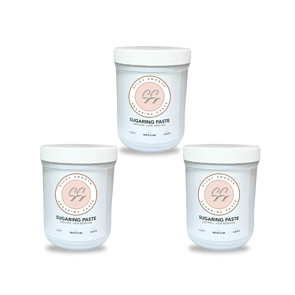 3 Jars Sugaring Paste