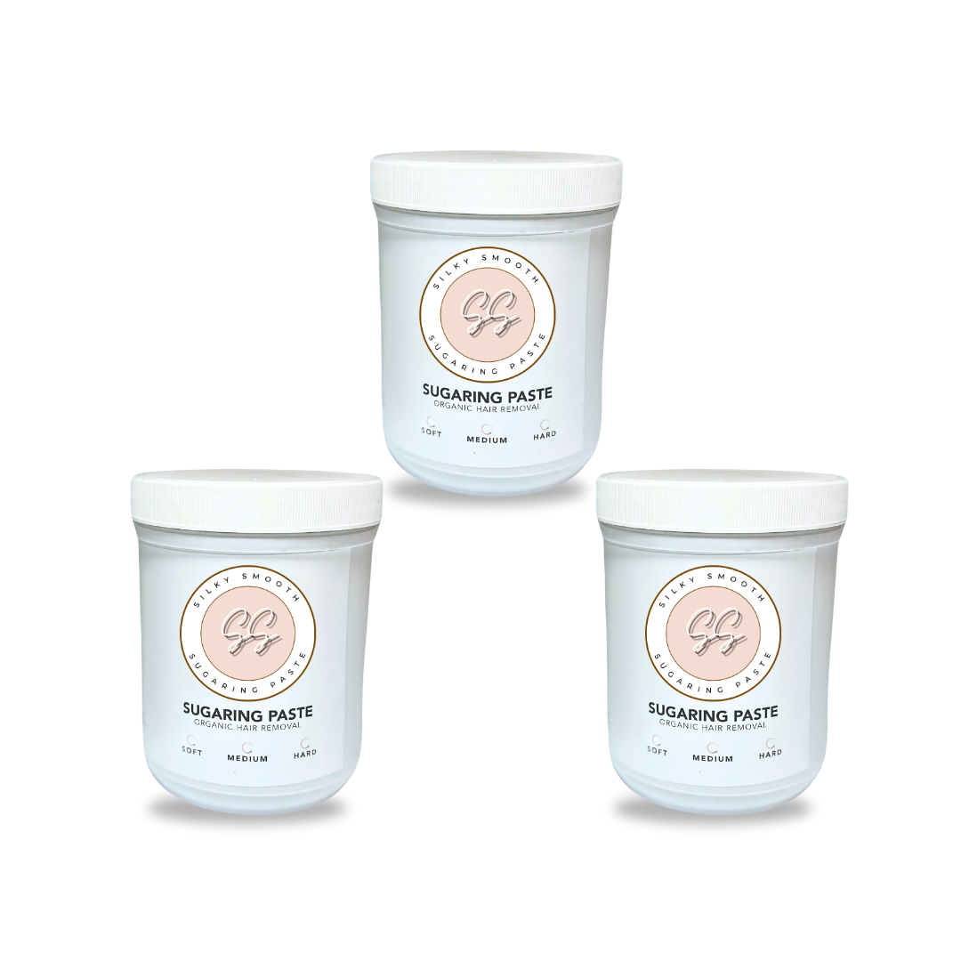 3 Jars Sugaring Paste