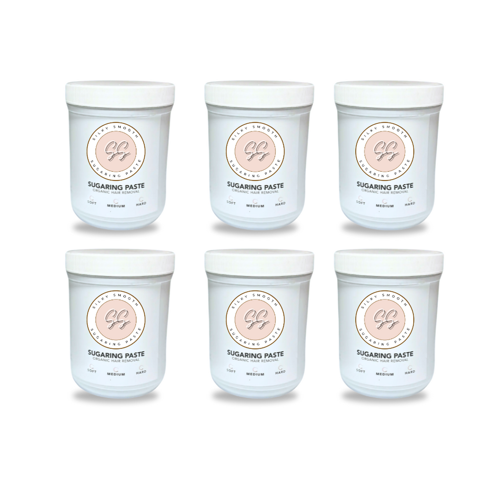 6 Jars Sugaring Paste