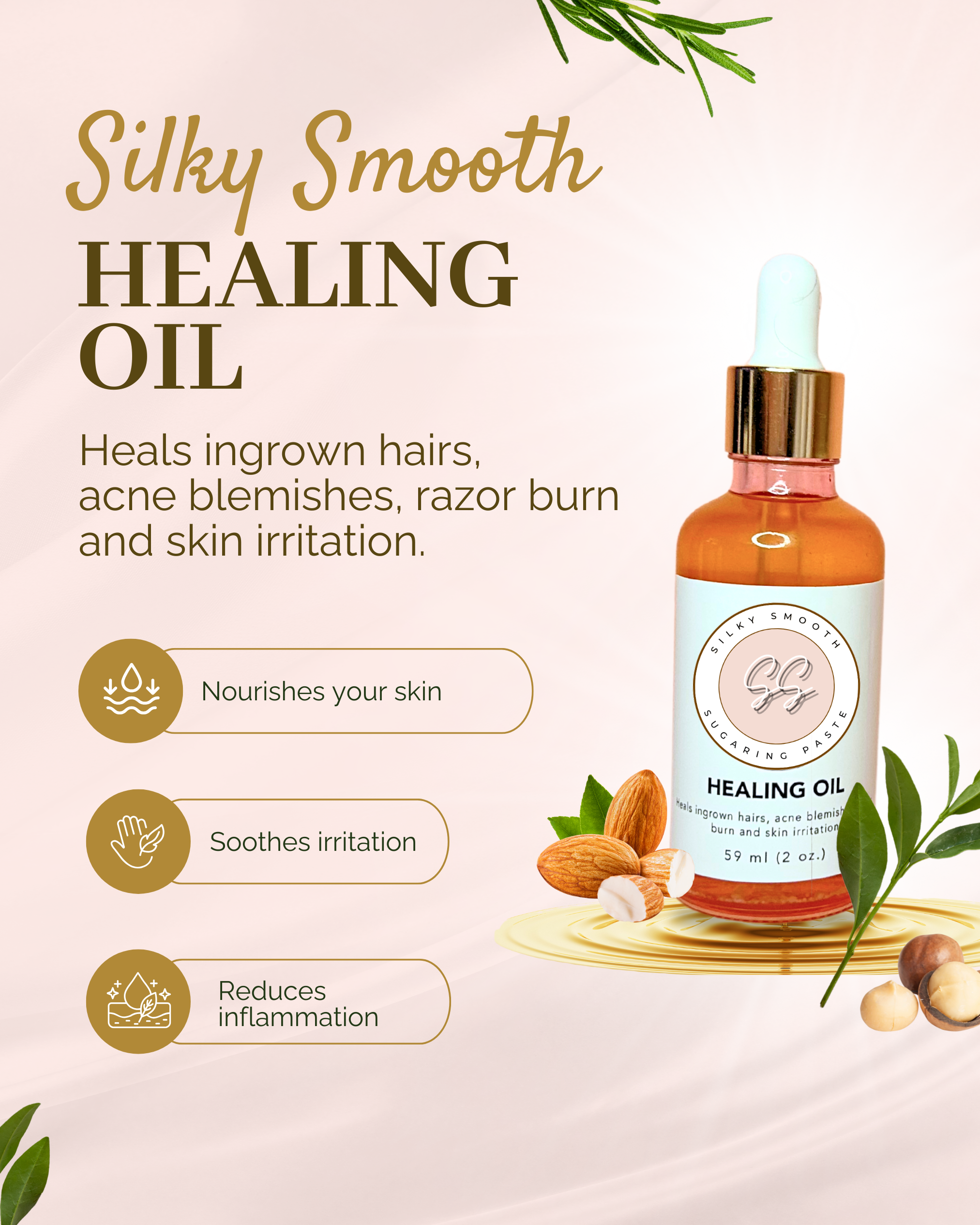 6 Bottles Healing Oil