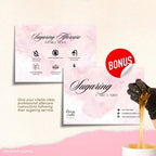 Sugaring Client Form , Intake Form, Minor Consent Form, Aftercare Card Template Editable in Canva